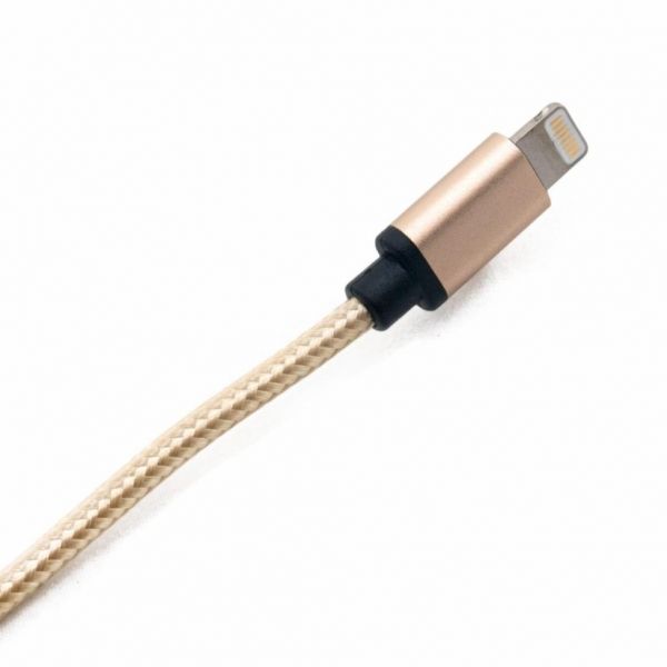 ������ USB <-> iPhone 5, Gold, Extradigital, Premium MFi, 1 � (KBA1661) - �������� 4