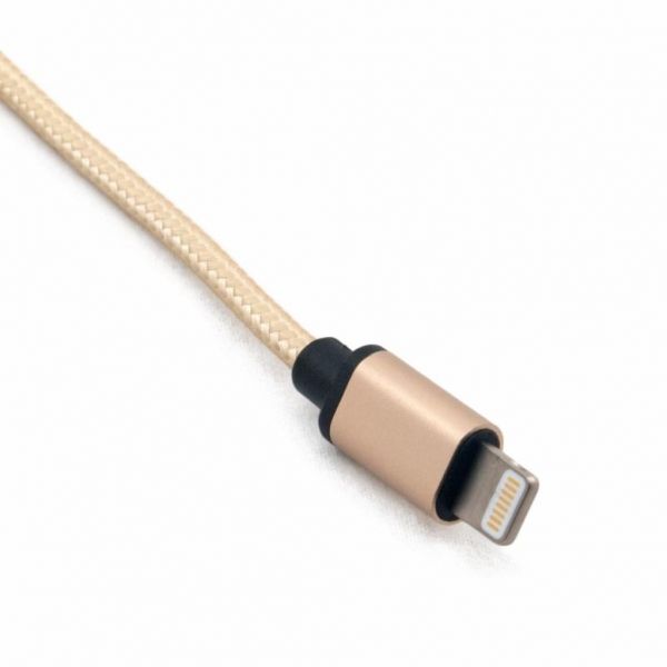 ������ USB <-> iPhone 5, Gold, Extradigital, Premium MFi, 1 � (KBA1661) - �������� 5