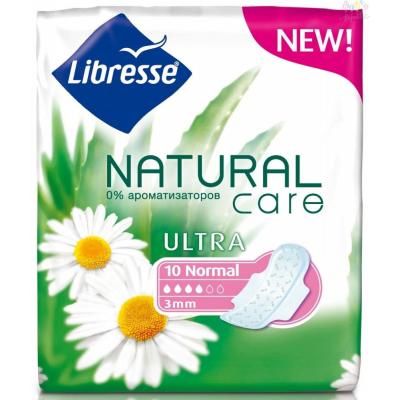 ó㳺  Libresse Natural Care Ultra Clip Normal 10  (7322540523300) -  1