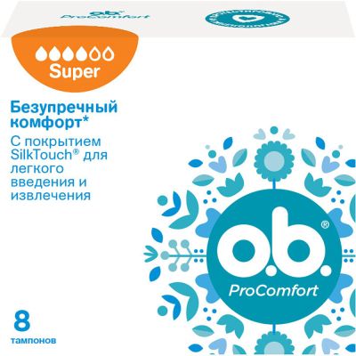 ������� o.b. ProComfort Super 8 ��. (3574660234343) - �������� 1