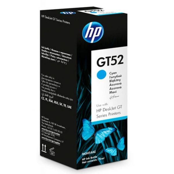  HP GT52, Cyan, DJ GT 5810 / GT 5820, 70 ml, OEM (M0H54AE) -  2