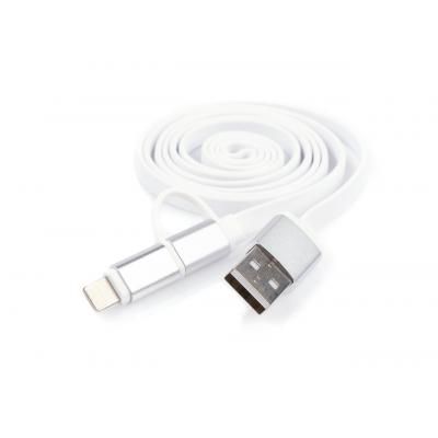   USB 2.0 AM to Micro 5P&Lightning 1.0m Vinga (USBAMMICRO&Lightning-1.0) -  1
