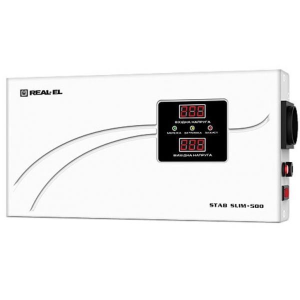  REAL-EL STAB SLIM-500, white (EL122400006) -  1