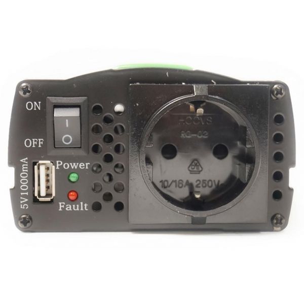 ������������� �������� PowerPlant 24V/220V HYM300-242, 300W, + USB 5V 1A (KD00MS0002) - �������� 5