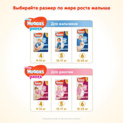 ϳ������ Huggies Pants 4 (9-14 ��) ��� ������� 72 �� (5029053564098) - �������� 9