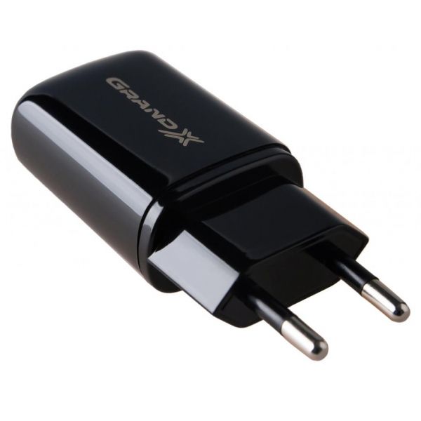   Grand-X 5V 2,1A USB Black (CH-15B) -  3