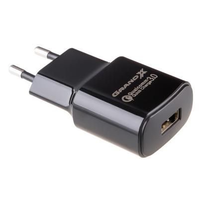   Grand-X Quick Charge Q3.0 3.6V-6.5V 3A, 6.5V-9V 2A, 9V-12V 1.5A USB (CH-550B) -  3