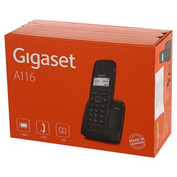  DECT Gigaset A116 Black (S30852H2801S301) -  8