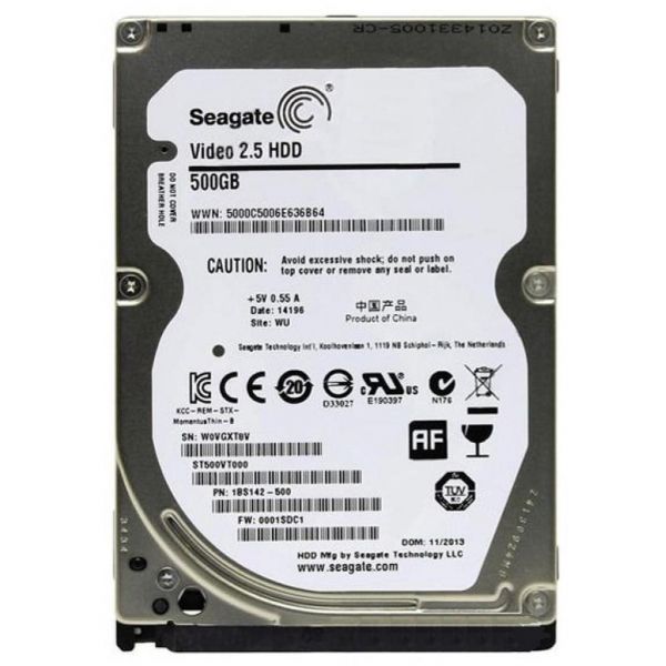 ������� ���� 2.5" 500Gb Seagate Video, SATA3, 16Mb, 5400 rpm (ST500VT000) (Ref) - �������� 1