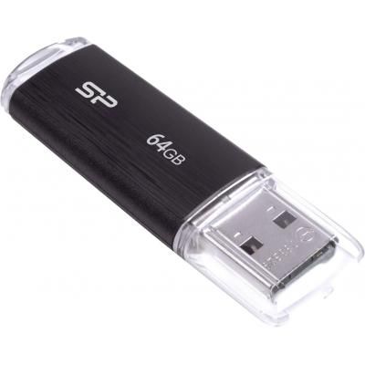 USB   Silicon Power 64GB Ultima U02 Black USB 2.0 (SP064GBUF2U02V1K) -  3