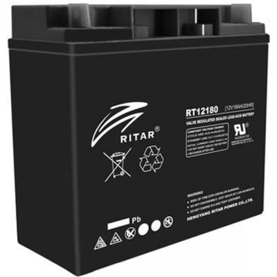       Ritar AGM RT12180B, 12V-18Ah, Black (RT12180B) -  1