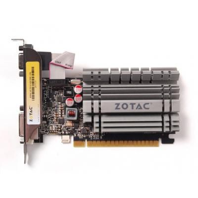  GeForce GT730, Zotac, Zone Edition, 4Gb DDR3, 64-bit, VGA/DVI/HDMI, 902/1600MHz, Low Profile, Silent (ZT-71115-20L) -  2