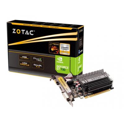 Zotac ³ GeForce GT 730 4GB DDR3 ZONE Edition Low Profile ZT-71115-20L -  1