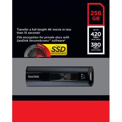 USB   SANDISK 256GB Extreme Pro Black USB 3.1 (SDCZ880-256G-G46) -  7