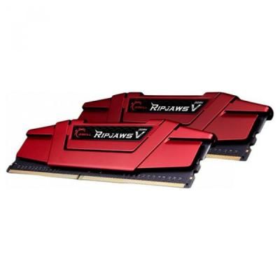  '  ' DDR4 16GB (2x8GB) 2400 MHz RipjawsV Red G.Skill (F4-2400C15D-16GVR) -  2