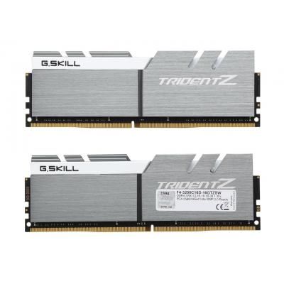������ ���'�� ��� ����'����� DDR4 16GB (2x8GB) 3200 MHz Trident Z Silver H/ White G.Skill (F4-3200C16D-16GTZSW) - �������� 2