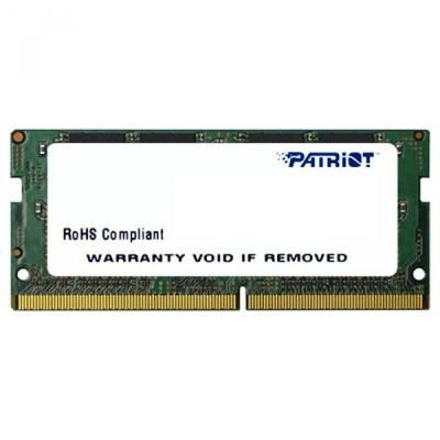  SO-DIMM 4Gb, DDR4, 2400 MHz, Patriot, 1.2V, CL16 (PSD44G240081S) -  1