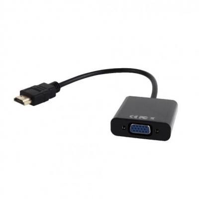  HDMI (M) - VGA (F), Cablexpert, Black, 15  (B-HDMI-VGA-03) -  1