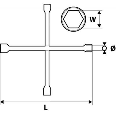 ���� Topex ��������, 17 x 19 x 22 ��, 1/2" (37D313) - �������� 2