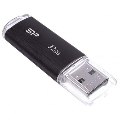 USB ���� ���������� Silicon Power 32GB Ultima U02 Black USB 2.0 (SP032GBUF2U02V1K) - �������� 3