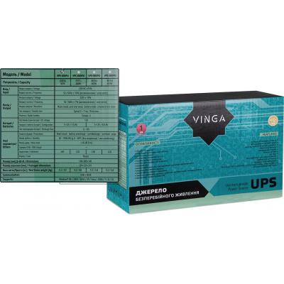 �������� �������������� ������� Vinga LED 600VA plastic case + with USB+RJ45 (VPE-600PU) - �������� 12