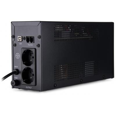 �������� �������������� ������� Vinga LED 600VA metal case with USB+RJ45 (VPE-600MU) - �������� 4