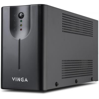    Vinga LED 600VA metal case with USB+RJ45 (VPE-600MU) -  1