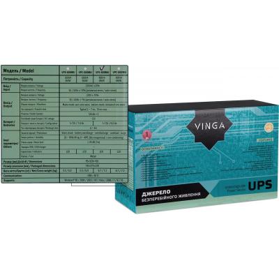 ������� ������������� �������� Vinga LED 800VA metal case with USB (VPE-800MU) - �������� 12