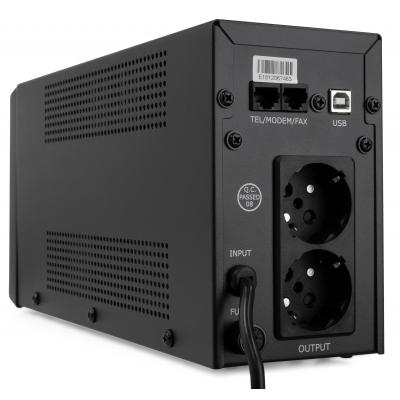    Vinga LCD 600VA metal case with USB (VPC-600MU) -  5