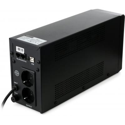    Vinga LCD 600VA metal case with USB (VPC-600MU) -  6