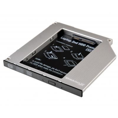 �����-���������� Grand-X HDD 2.5'' to notebook 9.5 mm ODD SATA/mSATA (HDC-24N) - �������� 1
