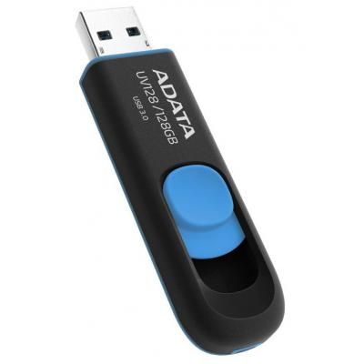USB ���� ����������� A-DATA 128GB UV128 Black/Blue USB 3.1 (AUV128-128G-RBE) - �������� 4