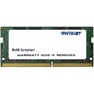   Patriot DDR4-2400 4GB | 2400 MHz | 17 | 1.2 V | Number of modules 1 | PSD44G240082S -  1
