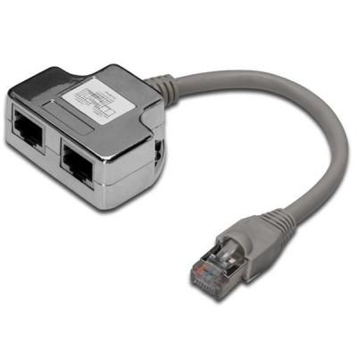 ������������ DIGITUS ����� ����, STP, cat.5e, 1x2RJ-45 (DN-93904) - �������� 1