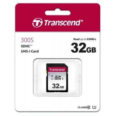 ����� ������ Transcend 32GB SDHC class 10 UHS-I U1 (TS32GSDC300S) - �������� 2