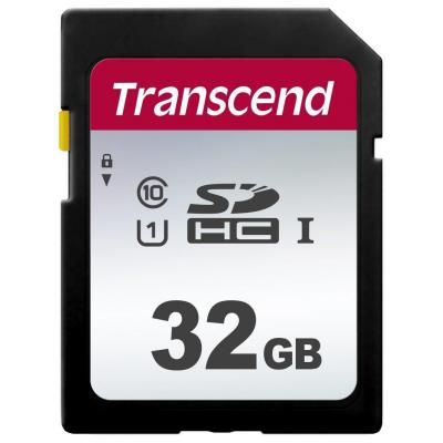 ����� ������ Transcend 32GB SDHC class 10 UHS-I U1 (TS32GSDC300S) - �������� 1