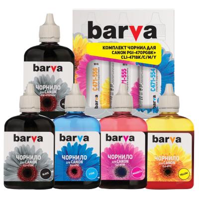 �������� ������ Barva Canon PGI-470PGBK, CLI-471BK/C/M/Y, C/M/Y/K, 5 x 90 � ������ (CPGI470-090-MP) - �������� 1