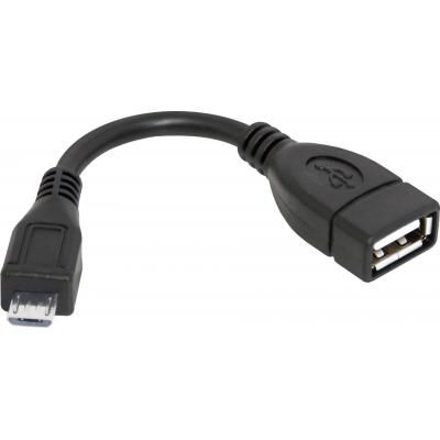   OTG USB 2.0 AF to Micro 5P 0.08m Defender (87300) -  1