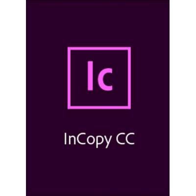      Adobe InCopy CC teams Multiple/Multi Lang Lic Subs New 1Year (65297670BA01A12) -  1