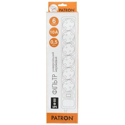 ��������� ������ �������� Patron 0.5 m3*1mm2 (SP-1062U) 6 ������� BLACK (EXT-PN-SP-1062U) - �������� 2