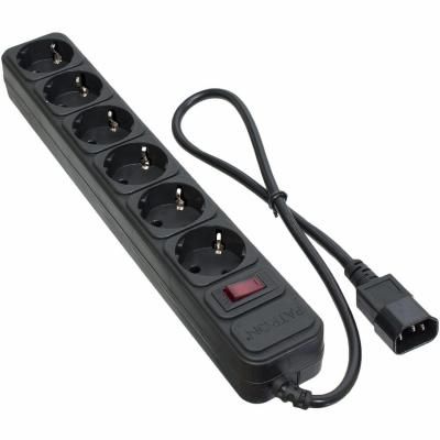 ��������� ������ �������� Patron 0.5 m3*1mm2 (SP-1062U) 6 ������� BLACK (EXT-PN-SP-1062U) - �������� 1