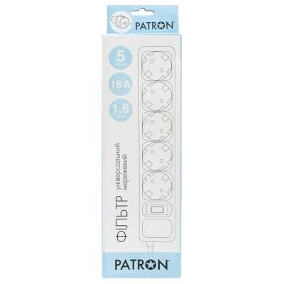 ��������� ������ �������� Patron 1.8 m3*1.5mm2 (SP-1652) 5 ������� BLACK (EXT-PN-SP-1652) - �������� 2