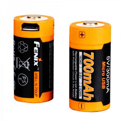 ����������� Fenix 16340  700 UP mAh Li-ion micro usb (ARB-L16-700UP) - �������� 1