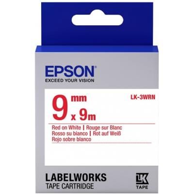 Epson    LK3WRN i LW-300/400/400VP/700 Std Red/Wht 9mm/9m C53S653008 -  1