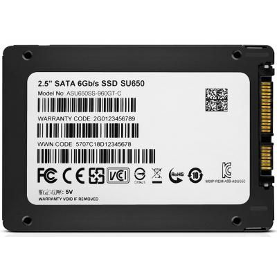 SSD  A-DATA Ultimate SU650 960GB 2.5" (ASU650SS-960GT-R) -  5