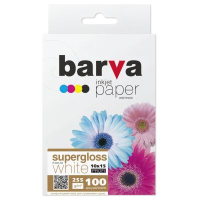 ���������� Barva 10x15, 255 g/m2, PROFI, 100���, supergloss (R255-265) - �������� 1