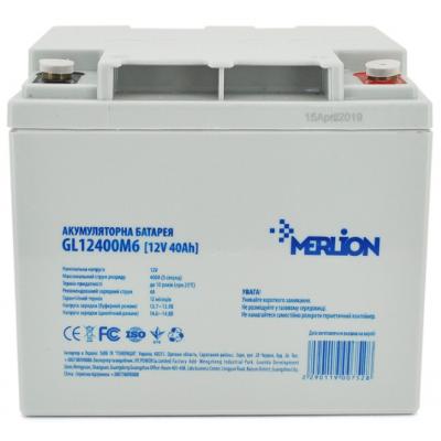 ������� ��� ��� 12� 40A� Merlion, GL12400M6 White, ����� 198x165x170 (GL12400M6 GEL) - �������� 1