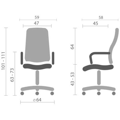 ������ ������� Special4You Solano 2 office artleather black E7108 - �������� 12