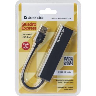  Defender Quadro Express USB3.0, 4 port (83204) -  3
