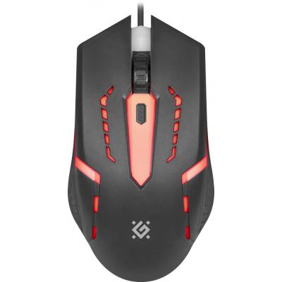 ���� Defender Flash MB-600L, Black, USB, �������, 800/1000/1200 dpi, 4 ������, 7 ������� �����������, 1.5 � (52600) - �������� 1